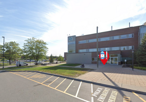 vaccine clinic entrance