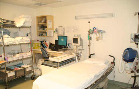 recovery room in Childbirth unit