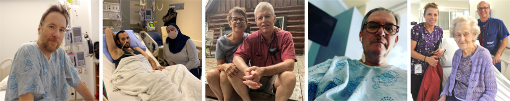 past patients at QCH smiling